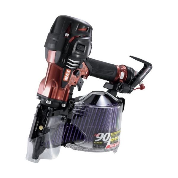 マックス MAX スーパーネイラ HNー90N6(D)ーR HN90N6DR 1台 347-1761（直送品）