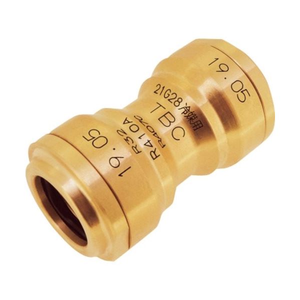 タブチ TBC 冷媒銅管用ワンタッチ継手 エフー1 ソケットFOCーK2222 FOC-K2222 1個 368-8656（直送品）