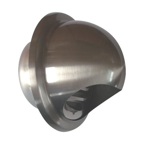 トラスコ中山 TRUSCO ステン丸型フード付ガラリ 150mm GRSUS-150 1個 380-3464（直送品）