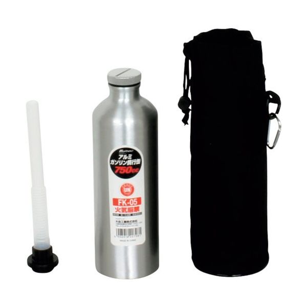 大自工業 メルテック ガソリンアルミボトル750CC FK-05 1缶 405-5112（直送品）