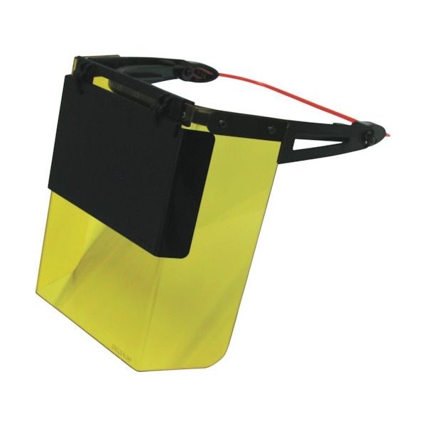 スター電器製造 SUZUKID 樹脂蝶番タイプヘルメット取付用防災面 黄 P-599 1個 161-8435（直送品）