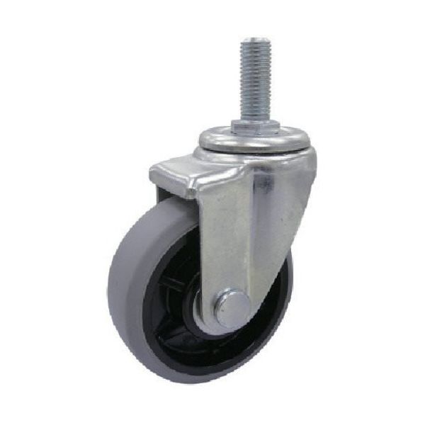 ねじ込み式 自在 キャスター ウレタン 車輪径125mm Jタイプ SJT型 ネジ寸法M16×40ピッチ2 SJT-125GU-M16-40（直送品）