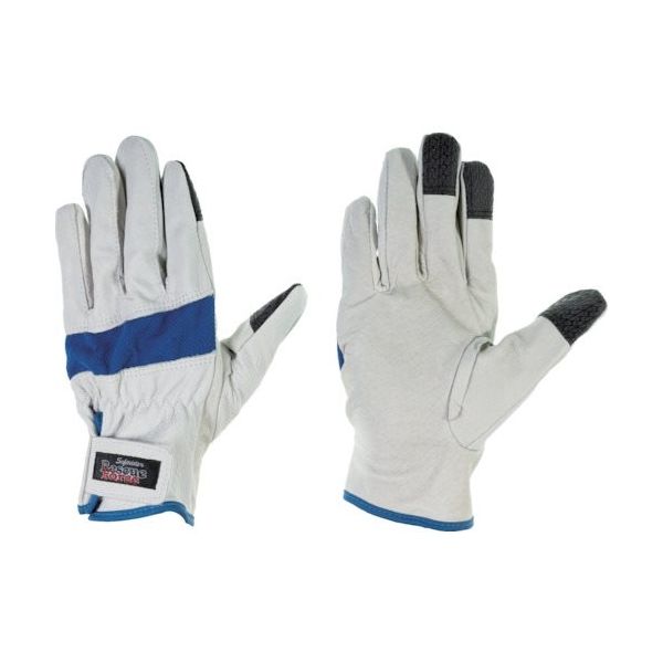 ペンギンエースジャパン ペンギンエース 豚革手袋 レスキューフォース ブルー M RF-1 BLUE 1双 175-3207（直送品）