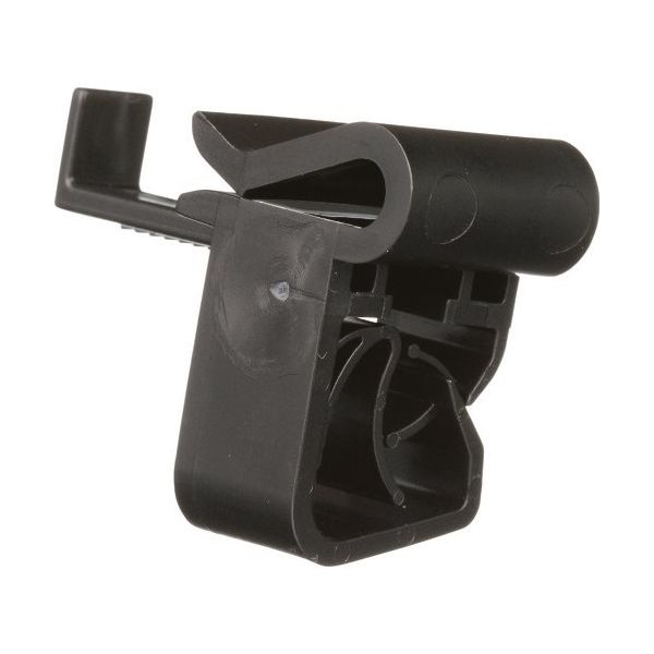 PANDUIT ソーラークリップ フレーム外付け用アングル(交差)型 ストッパー付き 耐候性黒 100個入り UCCADーC130（直送品）