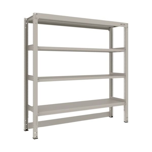 TRUSCO スチールラック M3型中量棚 台車天板収納型 W1800XD471XH1800 4段 単体 M3-DB6654（直送品）