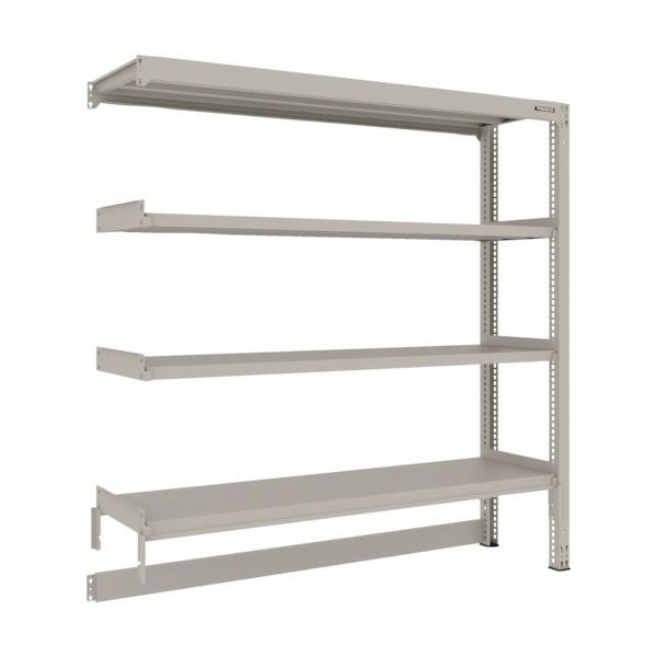 TRUSCO スチールラック M3型中量棚 台車天板収納型 W1800XD471XH1800 4段 連結 M3-DB6654B（直送品）