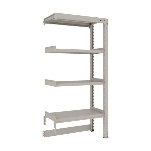 TRUSCO スチールラック M3型中量棚 台車天板収納型 W900XD471XH1800 4段 連結 M3-DB6354B（直送品）