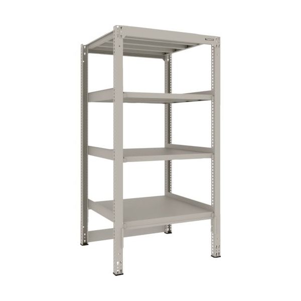 TRUSCO スチールラック M3型中量棚 台車天板収納型 H1800XW900XD921 4段 単体 M3-DB6394 1セット(1台)（直送品）