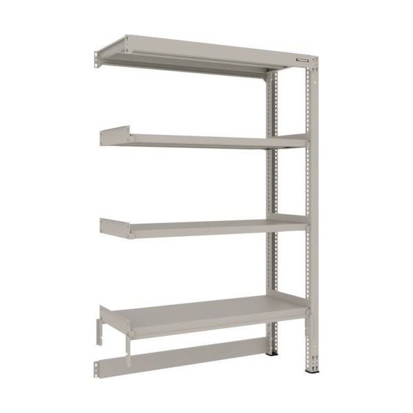 TRUSCO スチールラック M3型中量棚 台車天板収納型 W1200XD471XH1800 4段 連結 M3-DB6454B（直送品）