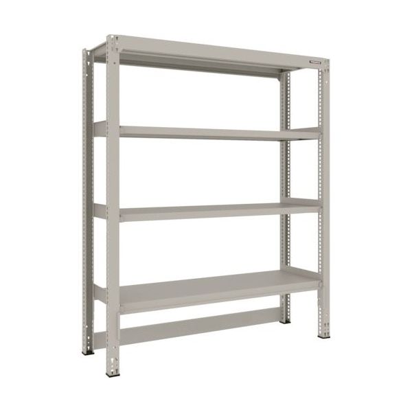 TRUSCO スチールラック M3型中量棚 台車天板収納型 W1500XD471XH1800 4段 単体 M3-DB6554（直送品）