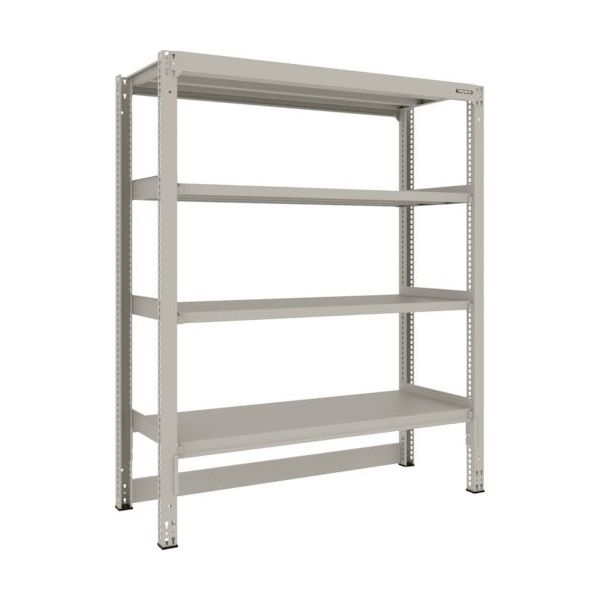 TRUSCO スチールラック M3型中量棚 台車天板収納型 W1500XD571XH1800 4段 単体 M3-DB6564（直送品）