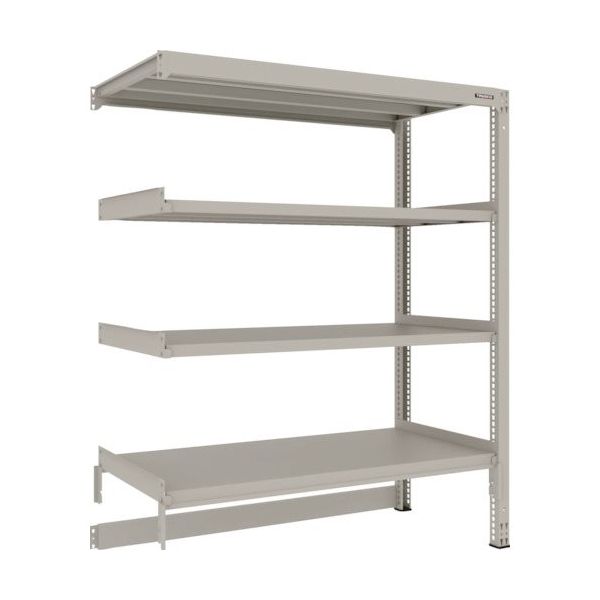 TRUSCO スチールラック M3型中量棚 台車天板収納型 H1800XW1500XD721 4段 連結 M3-DB6574B（直送品）