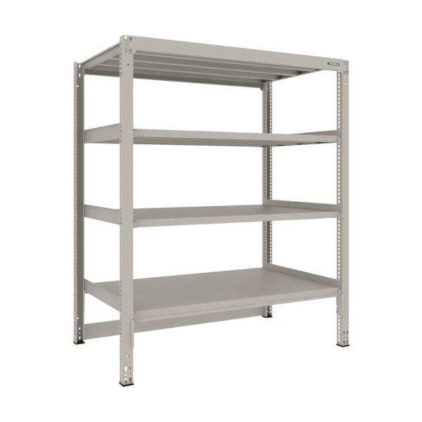 TRUSCO スチールラック M3型中量棚 台車天板収納型 H1800XW1500XD921 4段 単体 M3-DB6594（直送品）