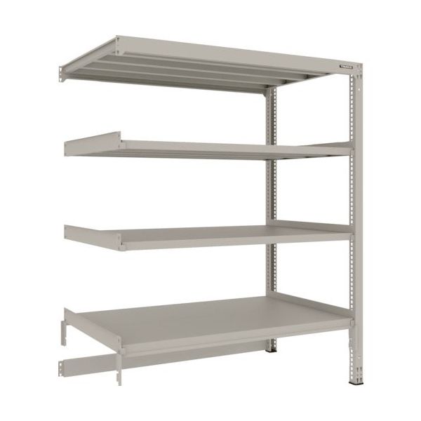 TRUSCO スチールラック M3型中量棚 台車天板収納型 H1800XW1500XD921 4段 連結 M3-DB6594B（直送品）