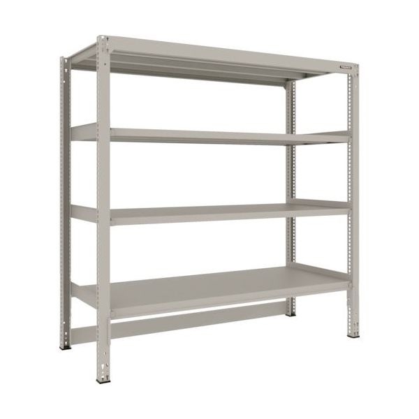 TRUSCO スチールラック M3型中量棚 台車天板収納型 H1800XW1800XD721 4段 単体 M3-DB6674（直送品）