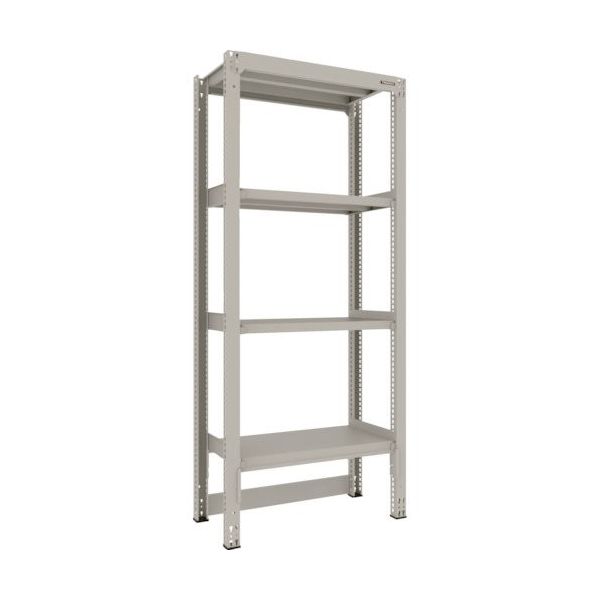 TRUSCO スチールラック M3型中量棚 台車天板収納型 W900XD471XH2100 4段 単体 M3-DB7354 1セット(1台)（直送品）