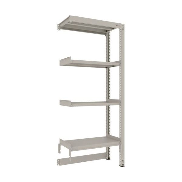 TRUSCO スチールラック M3型中量棚 台車天板収納型 W900XD471XH2100 4段 連結 M3-DB7354B（直送品）