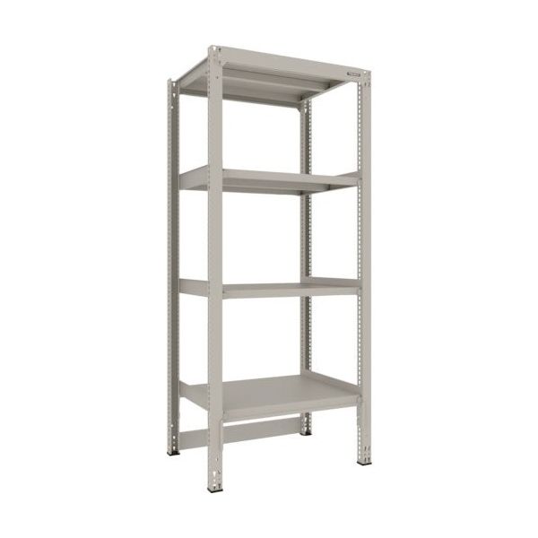 TRUSCO スチールラック M3型中量棚 台車天板収納型 H2100XW900XD721 4段 単体 M3-DB7374 1セット(1台)（直送品）