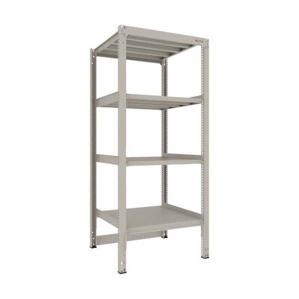 TRUSCO スチールラック M3型中量棚 台車天板収納型 H2100XW900XD921 4段 単体 M3-DB7394 1セット(1台)（直送品）