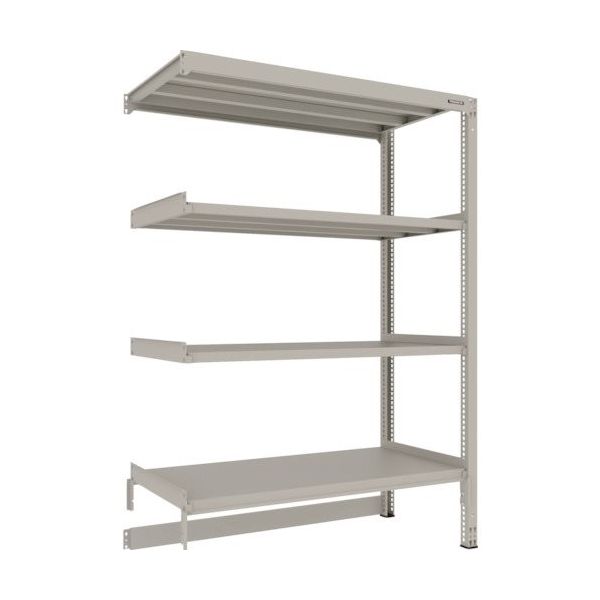 TRUSCO スチールラック M3型中量棚 台車天板収納型 H2100XW1500XD721 4段 連結 M3-DB7574B（直送品）