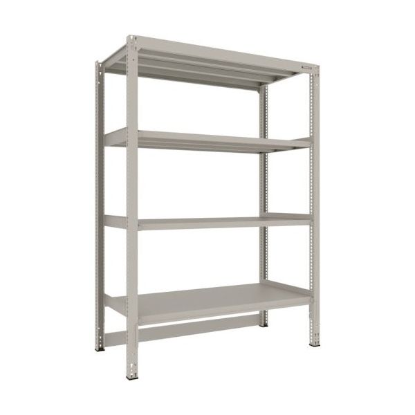 TRUSCO スチールラック M3型中量棚 台車天板収納型 H2100XW1500XD721 4段 単体 M3-DB7574（直送品）