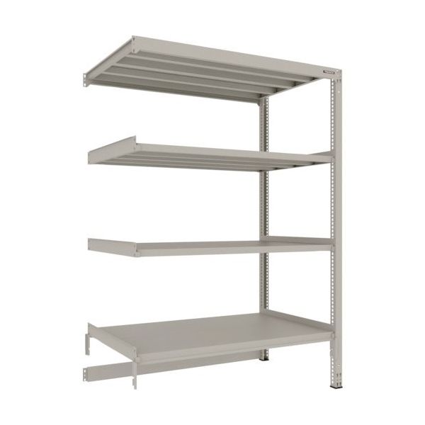 TRUSCO スチールラック M3型中量棚 台車天板収納型 H2100XW1500XD921 4段 連結 M3-DB7594B（直送品）