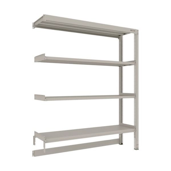 TRUSCO スチールラック M3型中量棚 台車天板収納型 W1800XD471XH2100 4段 連結 M3-DB7654B（直送品）