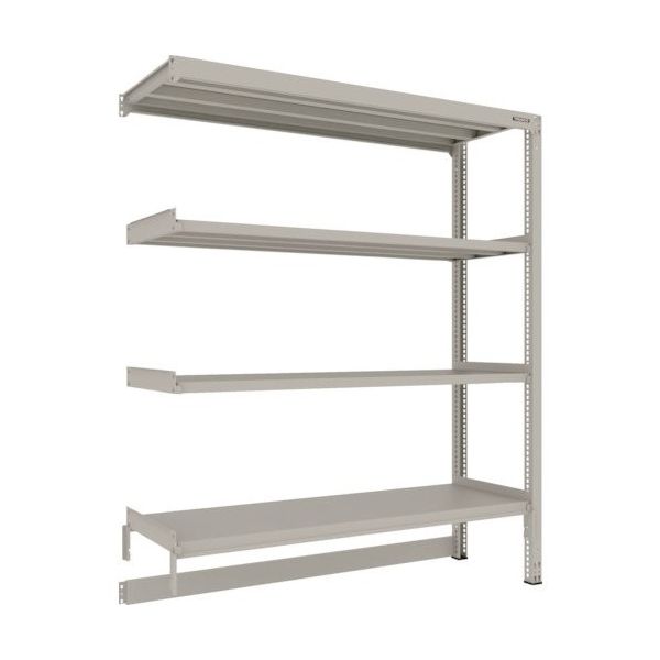 TRUSCO スチールラック M3型中量棚 台車天板収納型 W1800XD571XH2100 4段 連結 M3-DB7664B（直送品）