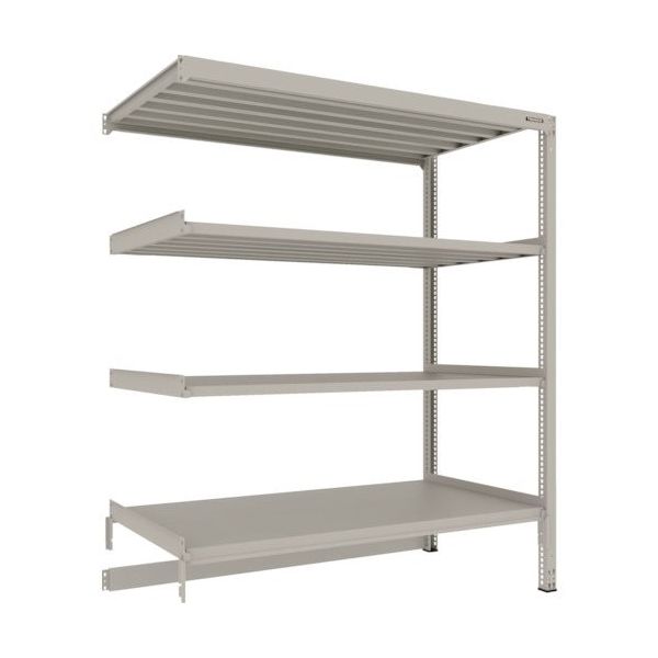 TRUSCO スチールラック M3型中量棚 台車天板収納型 H2100XW1800XD921 4段 連結 M3-DB7694B（直送品）