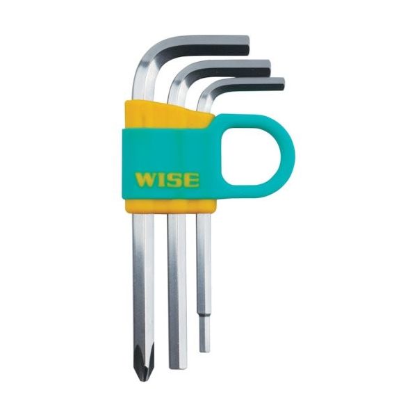 ワイズ 価値ある3本組 六角レンチ(3/4/5/6mm)ドライバー(+2) WLP134-3S 1セット 349-5042（直送品）