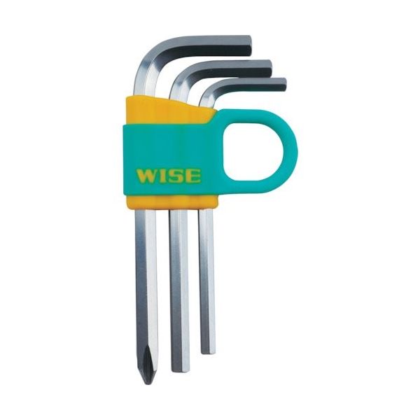 ワイズ 価値ある3本組 六角レンチ(4/5/6mm)ドライバー(+2) WLP130-3S 1セット 349-5045（直送品）