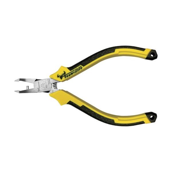 ツノダ TTC エッジニッパー 115mm 成型グリップ バネ付き MEN-115DG 1丁 353-7671（直送品）