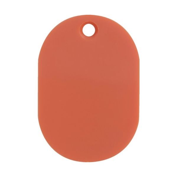 トラスコ中山 TRUSCO 見やすい色の小判札 大 60×40mm 5枚入 レッド UHFL-R 1パック(5枚) 363-2386（直送品）