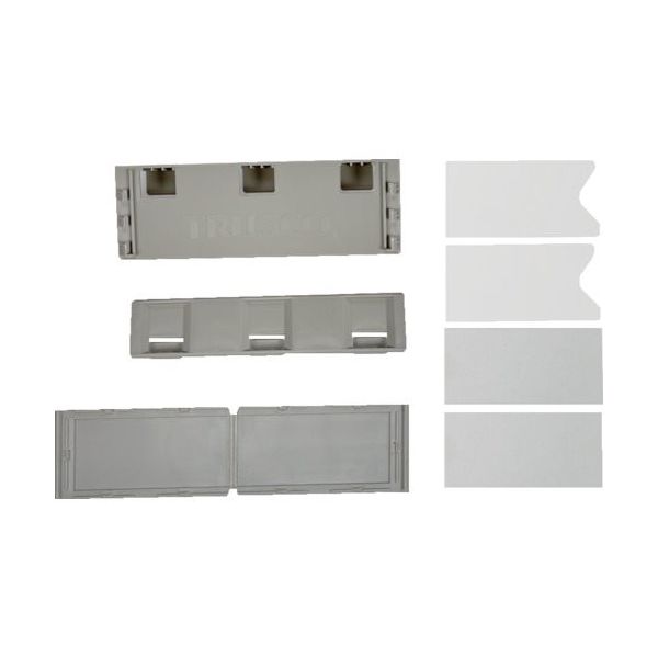 トラスコ中山 TRUSCO ボルトレス棚用差込銘板 ネオグレー M-MAI-NG 1個 356-7886（直送品）