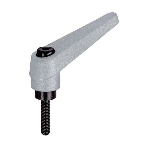 トラスコ中山 TRUSCO クランプレバー シルバー オネジ M12 ねじ長25 TCMRS12-25 1個 356-9451（直送品）