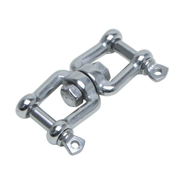 スガツネ工業 (110053148)SGーSH0182ー6ステンレス鋼製回転シャックル SG-SH0182-6 1個 367-7743（直送品）