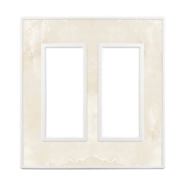 SUGATSUNE (210032223)PXPーFW02ーSWスイッチプレート・コンセントプレート(2連) PXP-FW02-SW（直送品）