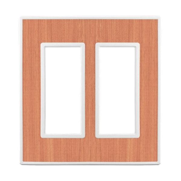 SUGATSUNE (210032222)PXPーFW02ーWRスイッチプレート・コンセントプレート(2連) PXP-FW02-WR（直送品）