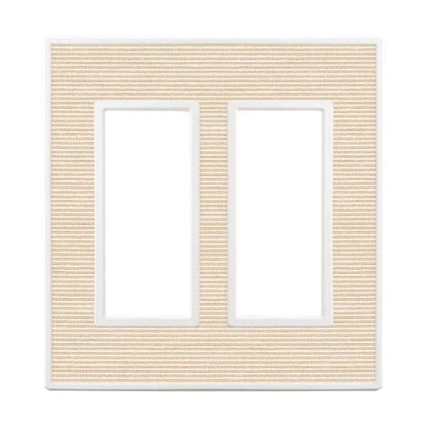 SUGATSUNE (210032229)PXPーFW02ーFBスイッチプレート・コンセントプレート(2連) PXP-FW02-FB（直送品）