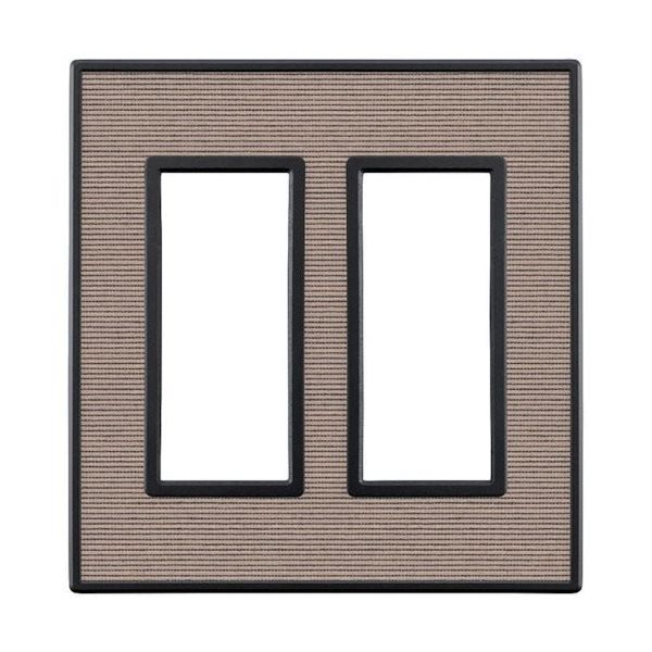 SUGATSUNE (210032237)PXPーFB02ーFDスイッチプレート・コンセントプレート(2連) PXP-FB02-FD（直送品）