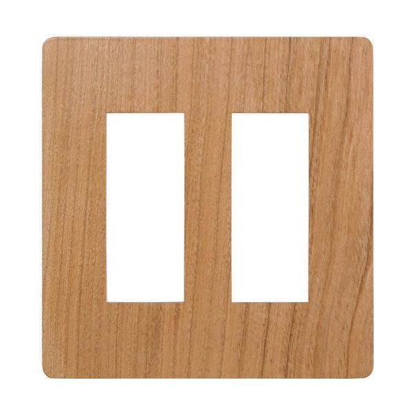 SUGATSUNE (210032246)PXPーWR02ーYSスイッチプレート・コンセントプレート(2連) PXP-WR02-YS 1式（直送品）