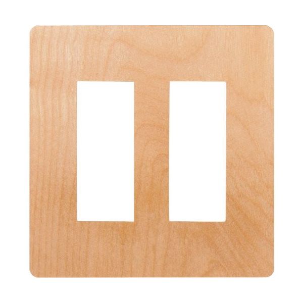 SUGATSUNE (210032245)PXPーWR02ーMKスイッチプレート・コンセントプレート(2連) PXP-WR02-MK 1式（直送品）