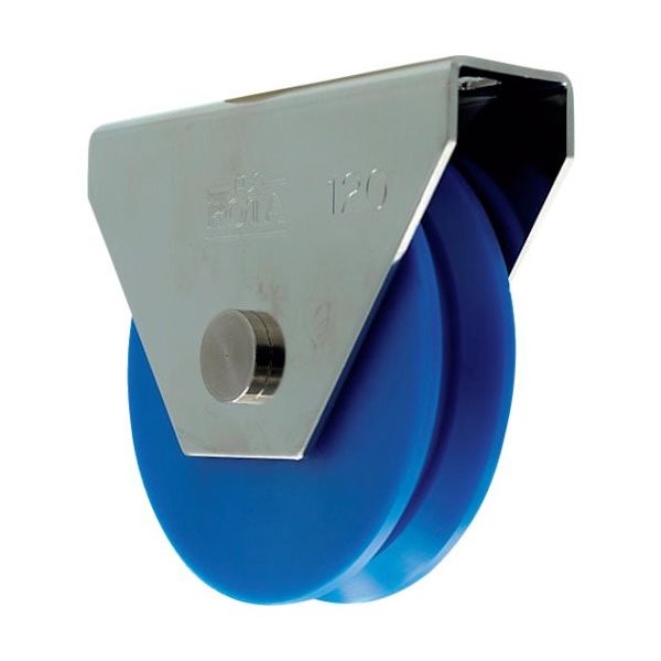 ヨコヅナ ロタ・MC防音重量戸車 120mm V型 WMS-1205 1個 368-2859（直送品）