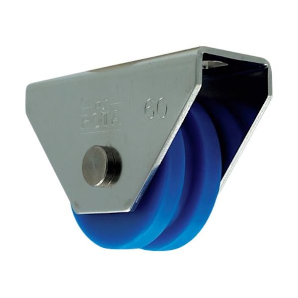 ヨコヅナ ロタ・MC防音重量戸車 60mm H型 WMS-0606 1個 368-2870（直送品）