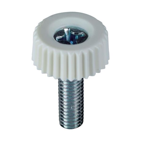 トラスコ中山 TRUSCO 十字穴付化粧ビス M4×8 白(10個入) TRKSC4-8 1袋(10個) 370-1524（直送品）