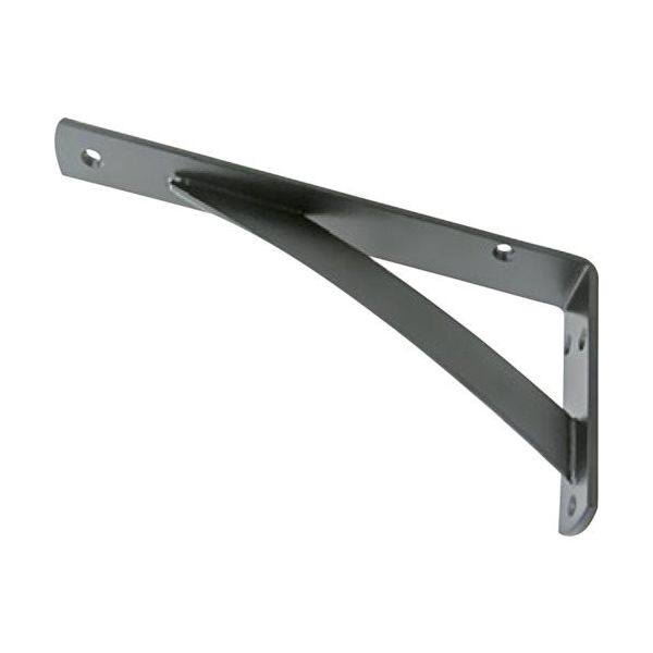 MARUKI HARDWARE CORPORATION MK パワー棚受(スチール)250X500 ブラック N-475 25U 1本（直送品）