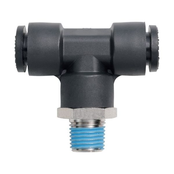 潤工社 ワンタッチ継手Mシリーズ テー 4mm PT1/4 PTAM-4-PT1/4-PM 1個 383-8287（直送品）