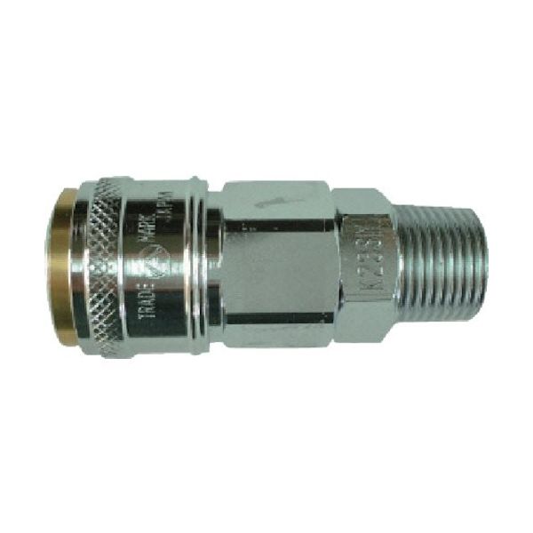 八興販売 ハッコウ ワンタッチカップリングソケット R3/8オネジ K23-SM 1個 814-6225（直送品）