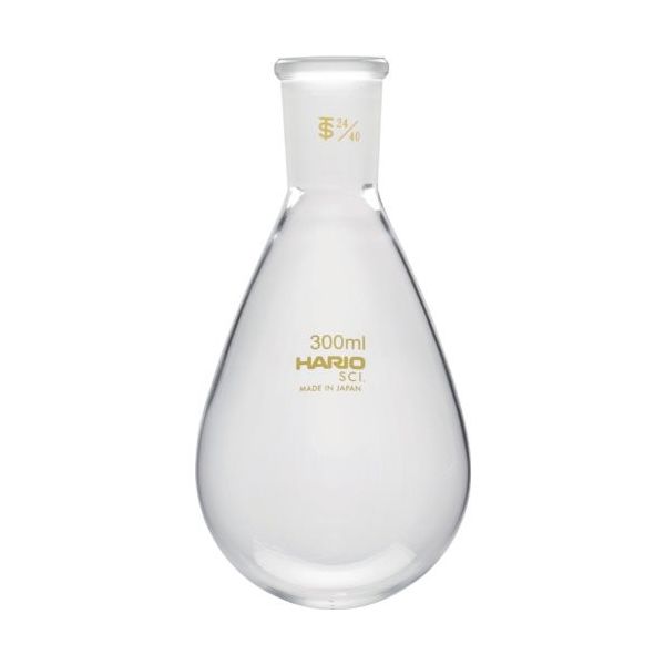 HARIO 共通摺合せなすフラスコ 300ml TS24/40 NFJ-300-24.40-SCI 1個 362-8320（直送品）