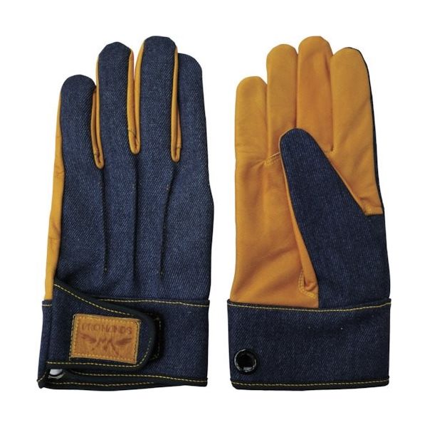 富士グローブ デニミスト DMー02 S 7535 1双 401-5486（直送品）